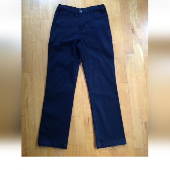 Boy's Black Dress Pants Size 10 Regular Cotton/Spandex by Amplify - Picture 6 of 12